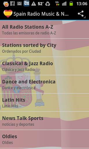 Radio Spain Music & News screenshot 1