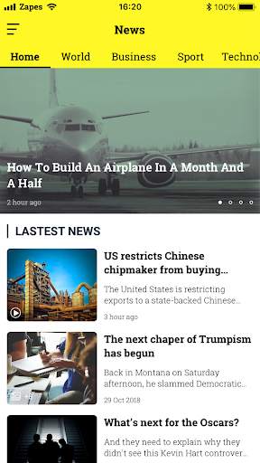 Zapes - React Native mobile app for Wordpress screenshot 6