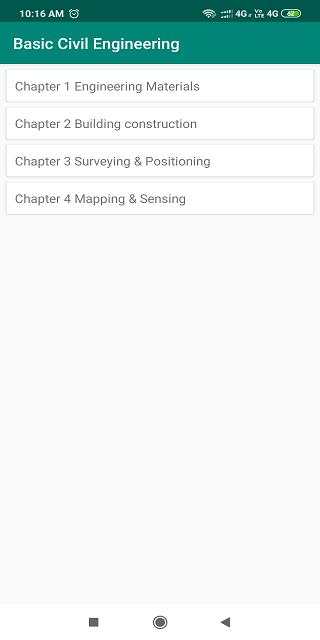 Basic Civil Engineering screenshot 1