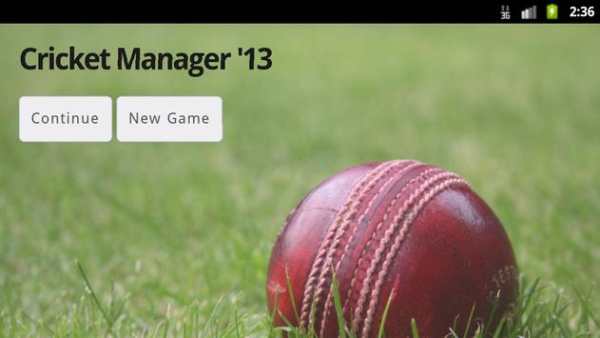 Cricket Manager 13 screenshot 1