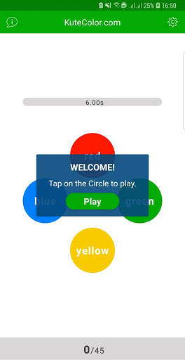 Kute Color - Brain Game screenshot 1