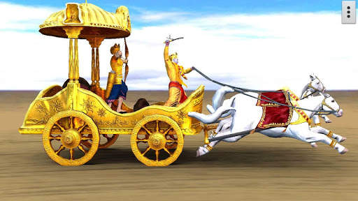 3D Krishna Arjuna Rath Live Wallpaper screenshot 1