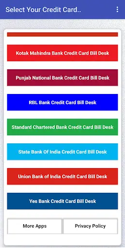 Credit Card Bill Pay & Info. screenshot 4