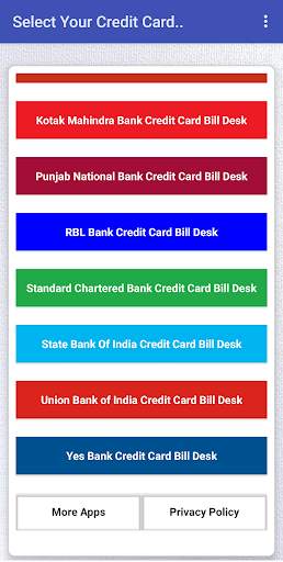 Credit Card Bill Pay & Info. screenshot 4