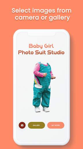Baby Girl Photo Suit Studio screenshot 1