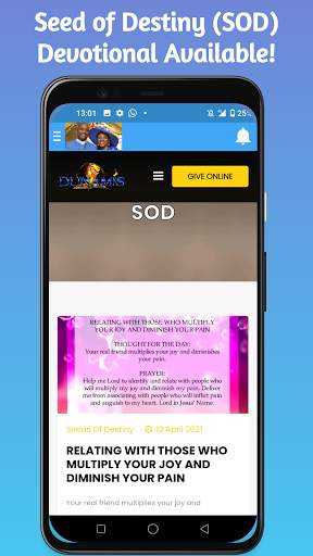 Dunamis Gospel Mobile App - Dr Paul Enenche screenshot 1