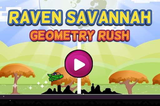 Raven Savannah Geometry Rush скриншот 1