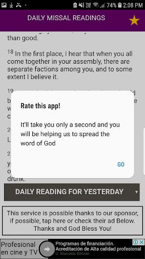 Daily Mass (Catholic Church Daily Mass Readings) screenshot 3