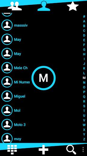 THEME EXDIALER MIXER HOLO BLK screenshot 4