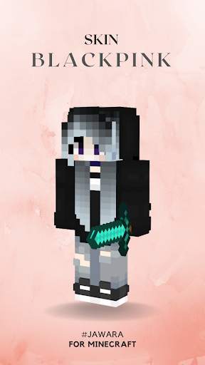 Skin Black Pink for Minecraft screenshot 8