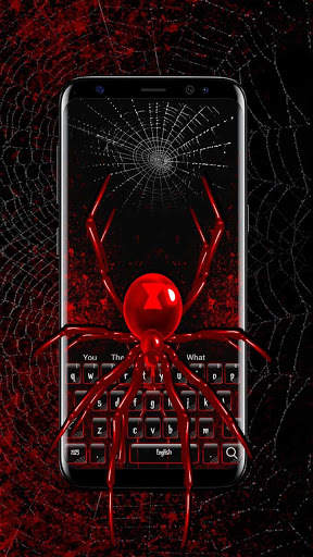 Rote Spinne Tastatur screenshot 2