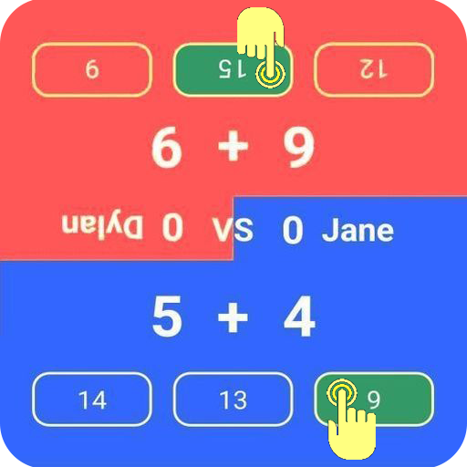 Math Duel - 2 Player Math Game icon