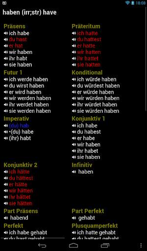 German Verbs screenshot 6