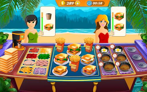 Burger Fever Kitchen Cooking Games: Modern Cooking screenshot 2