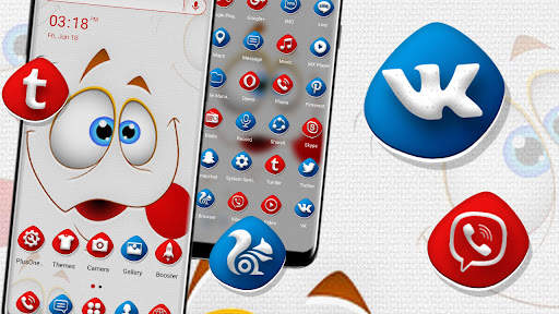 Funny Face Launcher Theme screenshot 1