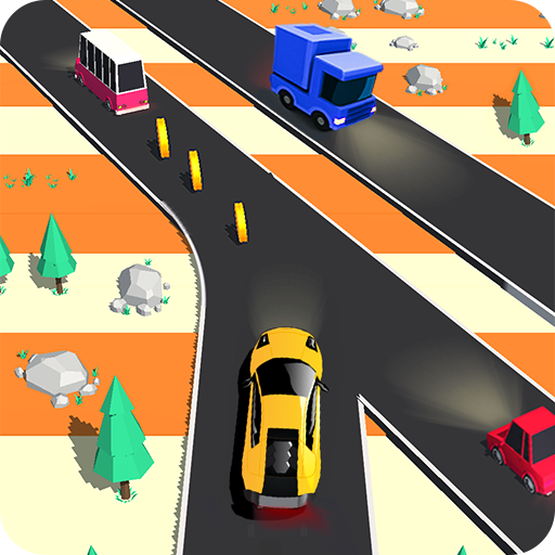 Traffic Car Run 2D : Car games आइकन