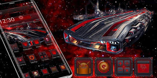 Red Dark Galaxy Legend Theme screenshot 4