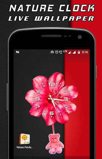 Nature Clock Live wallpaper screenshot 3
