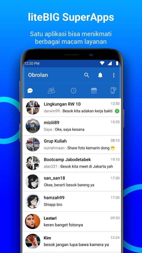 liteBIG - SuperApps,Chat,Timeline,Commerce,Payment screenshot 1