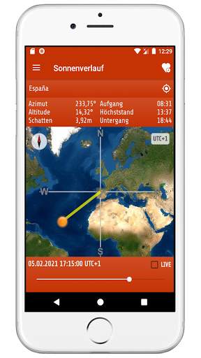 Sonnenverlauf screenshot 1