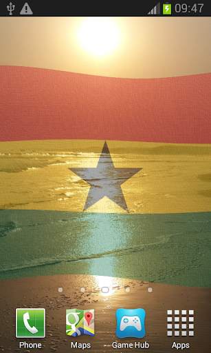Ghana Flag Live Wallpaper screenshot 5