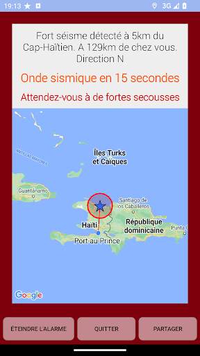 Détecteur de Séisme screenshot 1