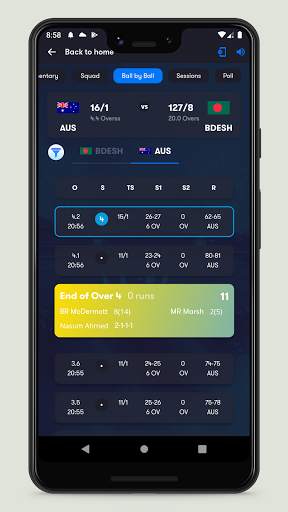 Cricket: Live Line & Score screenshot 7