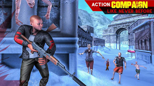 Winter Zombie War: Real Frontier Survival Battle screenshot 1