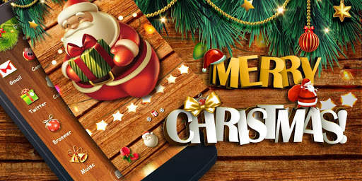 Merry Christmas Go Launcher Theme screenshot 6