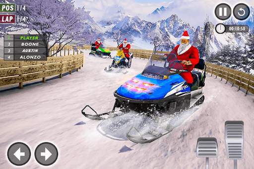 Santa Atv Snow Bike Racing 2021 : Quad Bike Race screenshot 10
