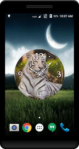 White Tiger Clock Live WP screenshot 3