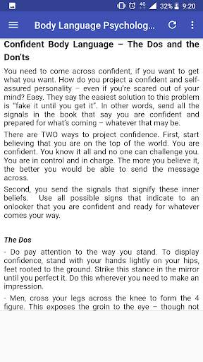 Body Language Psychology Secrets скриншот 7