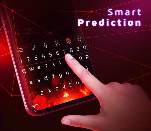 Red Keyboard Themes & Wallpape screenshot 3