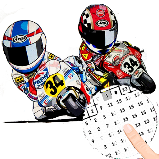 Racing Moto GP Pixel Art icon