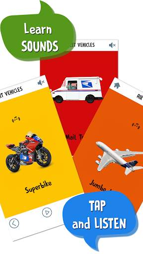 First Words for Baby: Vehicles screenshot 2
