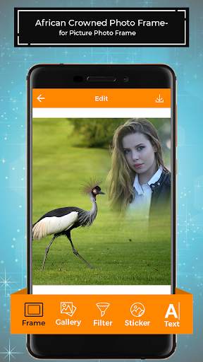 African Crowned Photo Frames for Pictures - Editor 2 تصوير الشاشة