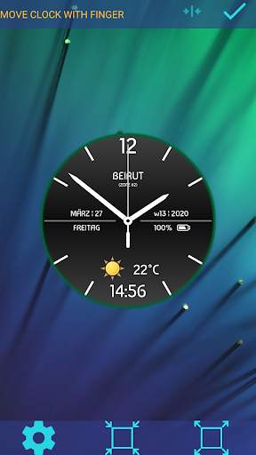 Weather Clock Live Wallpaper screenshot 1