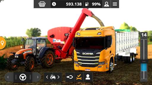 Jogo de Tractor Farming Simulator 2020 Android BR screenshot 1
