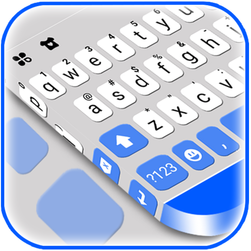 ikon Tema Keyboard Blue Business