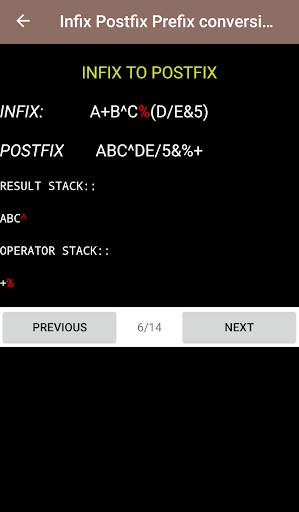 Infix Postfix Prefix converter screenshot 7