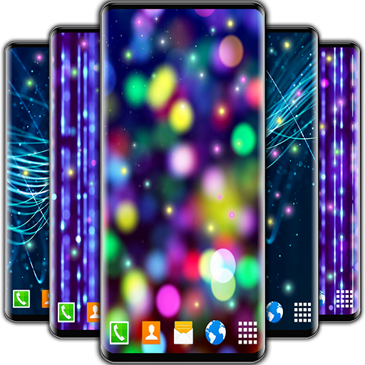Electric Live Wallpaper ⭐ Bokeh Glitter Wallpapers आइकन