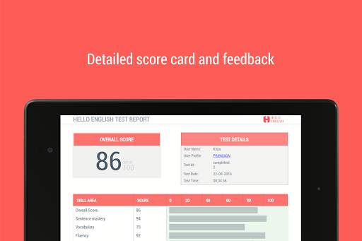 Hello English Assessments screenshot 6