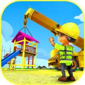 Playground Construction: Construct And Play Game logo