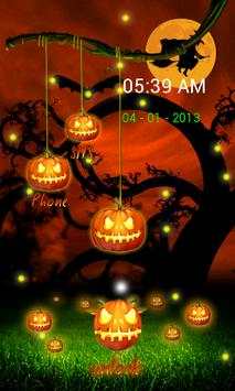 Halloween Firefly Lock Screen screenshot 2