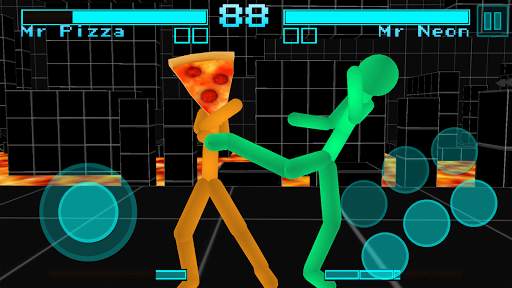 Stickman Fighting Neon Warrior screenshot 4