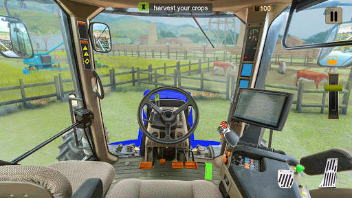 Real Tractor Farming 2019 Simulator screenshot 15