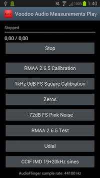 Voodoo Audio measurement play screenshot 4