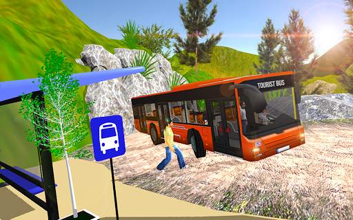Uphill offroad tour Bus Driving Simulator screenshot 18