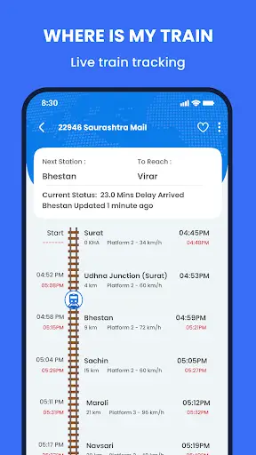 Where is my train : Railway screenshot 4