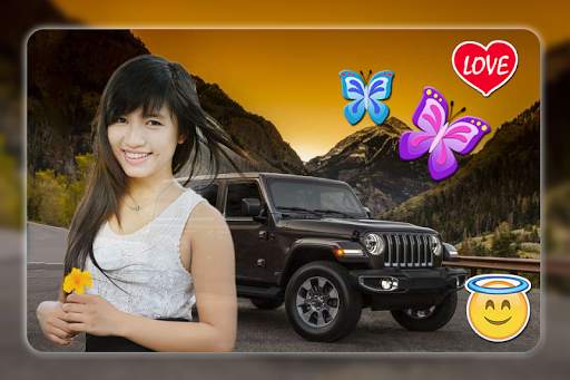Jeep Photo Frame Editor screenshot 1